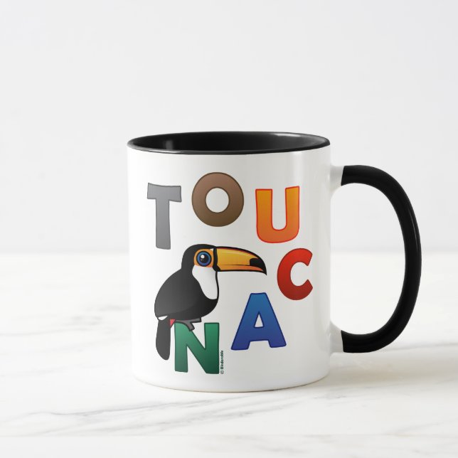 Färgrika Toucan Mugg (Höger)