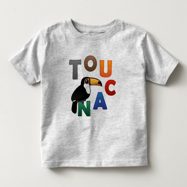 Färgrika Toucan Tee Shirt (Framsida)