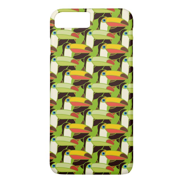 Färgrika Toucans Case-Mate iPhone Skal (Baksida)