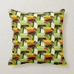 Färgrika Toucans Kudde
