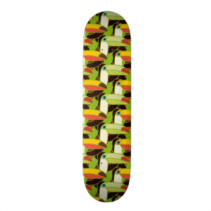 Färgrika Toucans Skateboard Bräda 20,5 Cm
