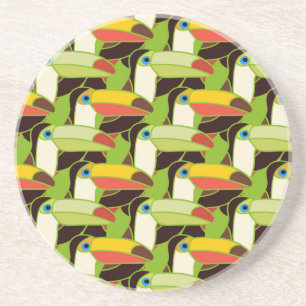 Färgrika Toucans Underlägg Sandsten