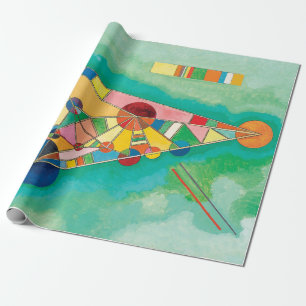 Färgrika trianglar av Wassily Kandinsky Presentpapper