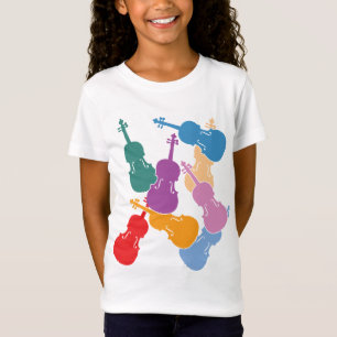Färgrika Violas T-shirt
