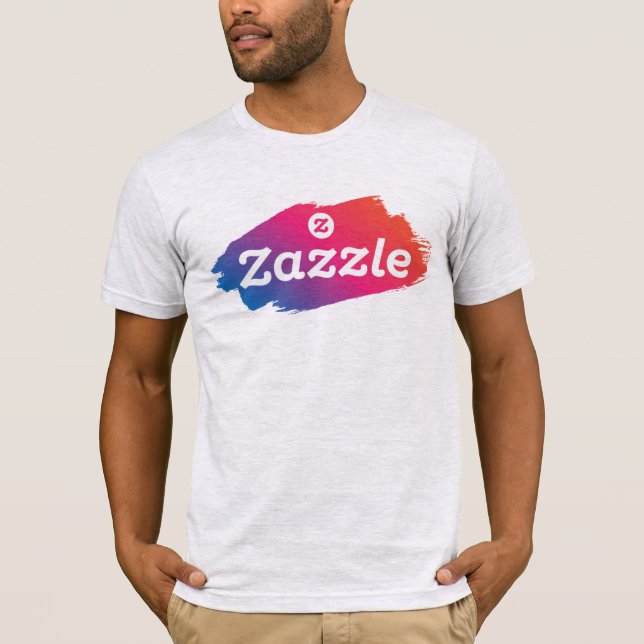 Färgrika Zazzle - T-shirt (Framsida)