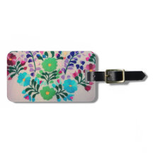 Färgrikt blommamönster