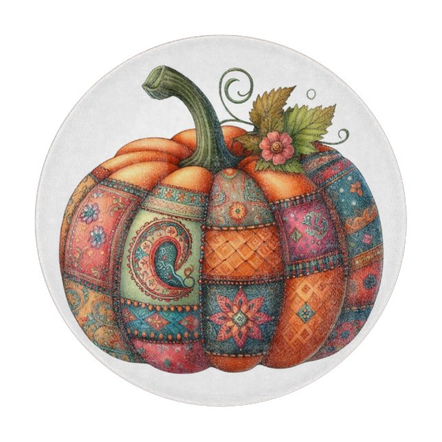 FÄRGRIKT BRODERAD UTSEENDE HÖST PUMPA (Framsidan)