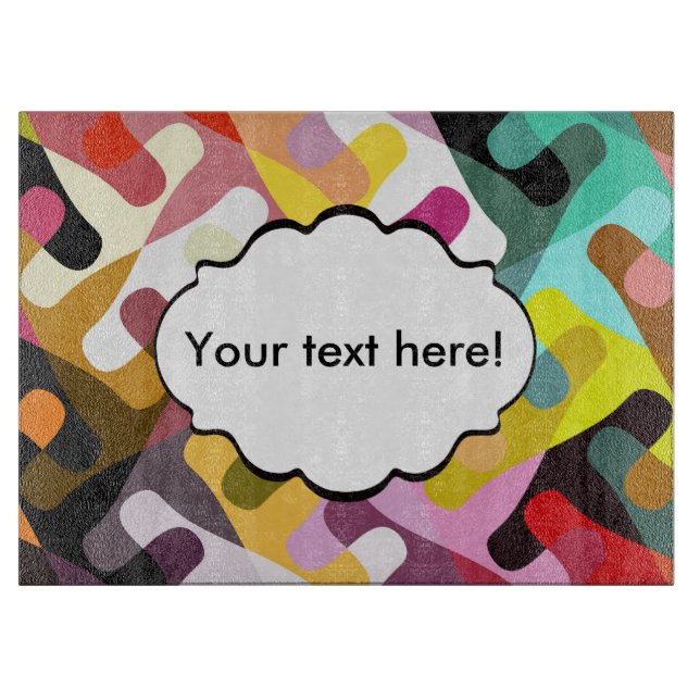 Färgrikt formar abstrakt design (Framsidan)