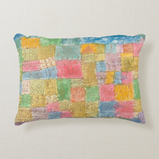 Färgrikt landskap - Paul Klee Prydnadskudde