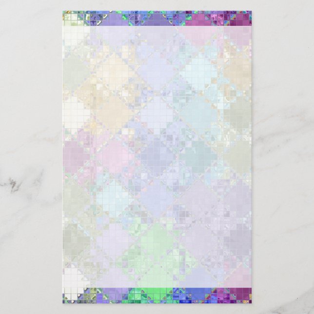 Färgrikt ljust unikt & anpassade brevpapper (Framsida)