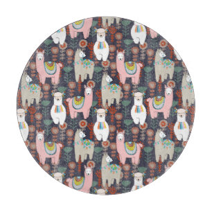 Färgrikt Llamasmönster