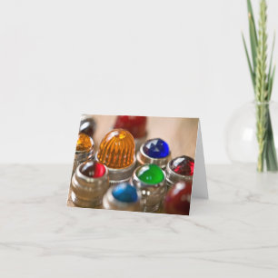 Färgrikt lotsa ljus Notecard Kort