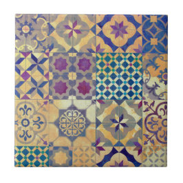 Färgrikt medelhavs- & Aegean traditionellt Kakelplatta