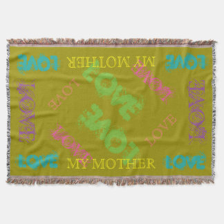 Färgrikt min morkastfilt mysfilt