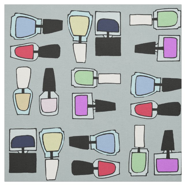 färgrikt nailpolish tyg (Provkarta)