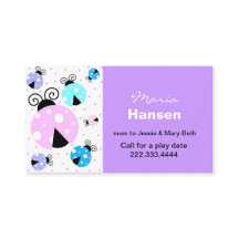 Färgrikt nyckelpigamammakort