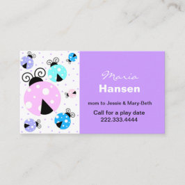 Färgrikt nyckelpigamammakort