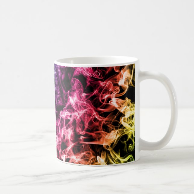 Färgrikt röka designen kaffemugg (Höger)