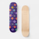 Färgrikt stjärnamönster skateboard bräda 19,5 cm (Front)