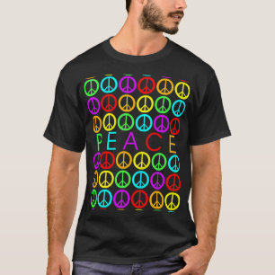 Färgrikt tecken för FRED w/peace T Shirt