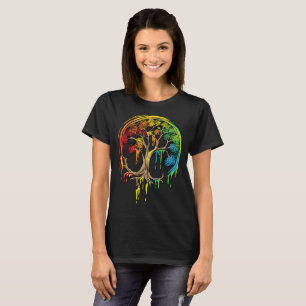 Färgrikt trädliv är den egentligen bra t shirt