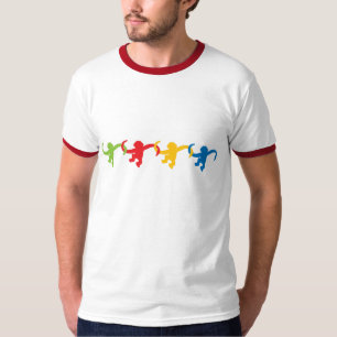 Färgrikt - trummafullt av apor t shirt