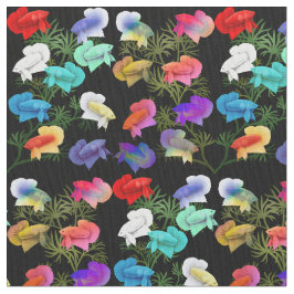 Färgrikt tyg för bomull för Betta akvariefiskpuma