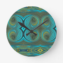 Färgritningsdesign för grönt Gult Spiral