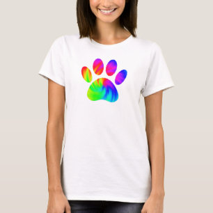 Färgruta, Hund, utskrift grafik T Shirt