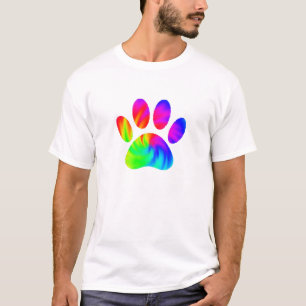 Färgruta, Hund, utskrift grafik T Shirt