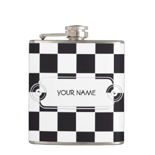 Färgruta Mönster - svart + din bakgrund Fickplunta