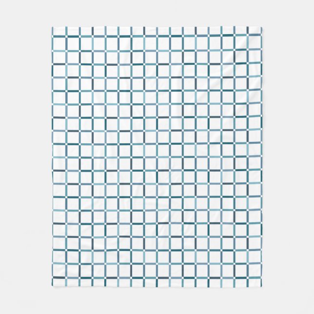 Färgrutnät med Negativa blanksteg Färg Fleecefilt (Framsidan)