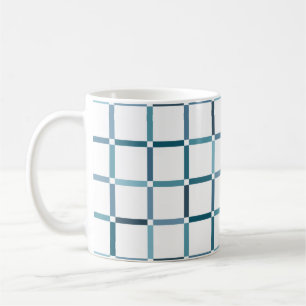 Färgrutnät med Negativa blanksteg Färg Kaffemugg