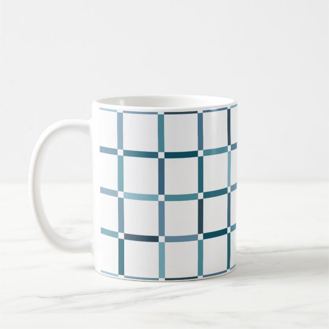Färgrutnät med Negativa blanksteg Färg Kaffemugg (Vänster)