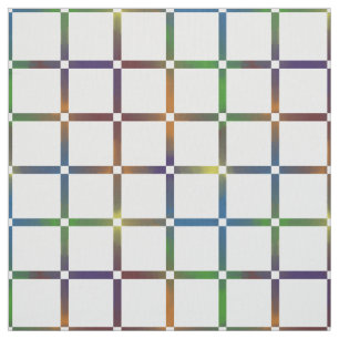 Färgrutnät med Negativt blanksteg Blend Rainbow Tyg