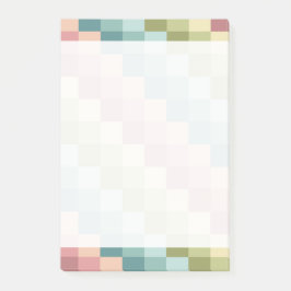 Färgrutnätsblock mönster post-it block