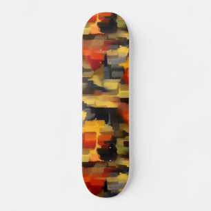 Färgrutor för modern Abstrakt Skateboard Bräda 19,5 Cm