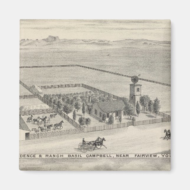 Färgrutor, rancher magnet (Framsidan)