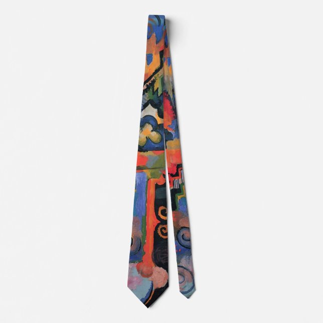 Färgsättning av August Macke, Vintage Art Slips (Framsida)