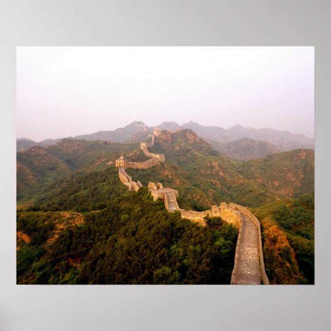 Färgscenen vid Chinans underbara vägg in Poster (Framsidan)