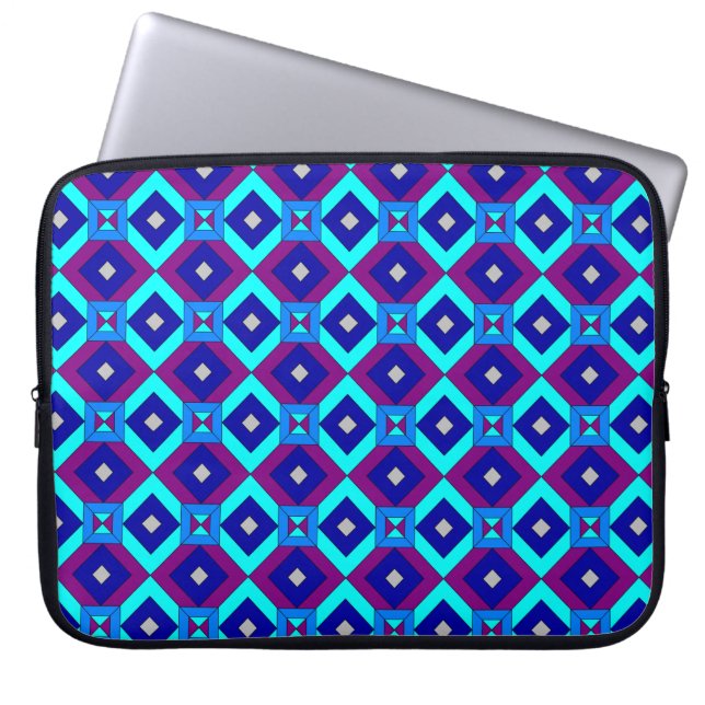 Färgschaos 43 laptop sleeve (Framsidan)