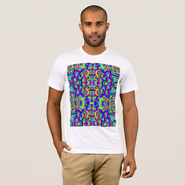 Färgschaos 5 tee shirt (Hel framsida)