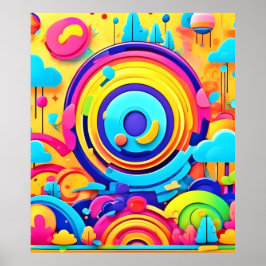 Färgschaos i den vismska undervärlden poster