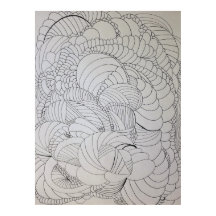 Färgsida för abstrakt