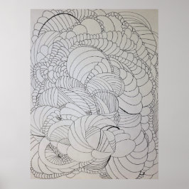 Färgsida för abstrakt poster