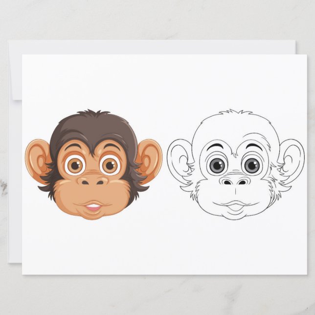 Färgsida för enfärgshuvudet (Framsida)