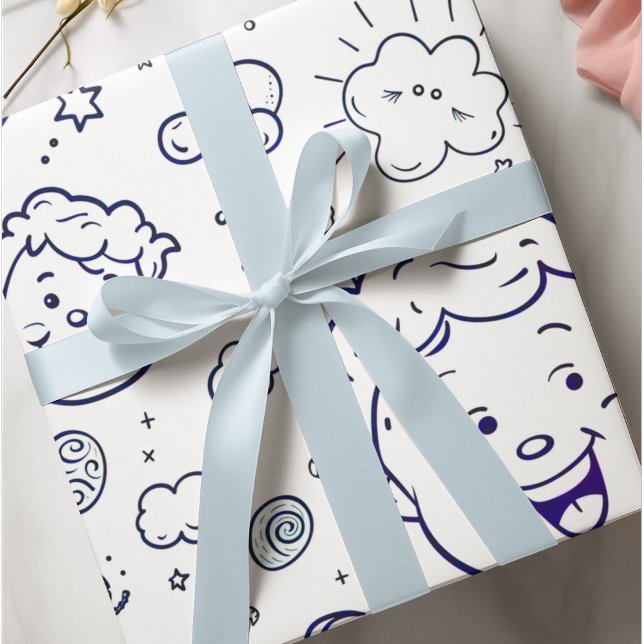 Färgsida för Nursery Kids Mönster Presentpapper (Skapare uppladdad)