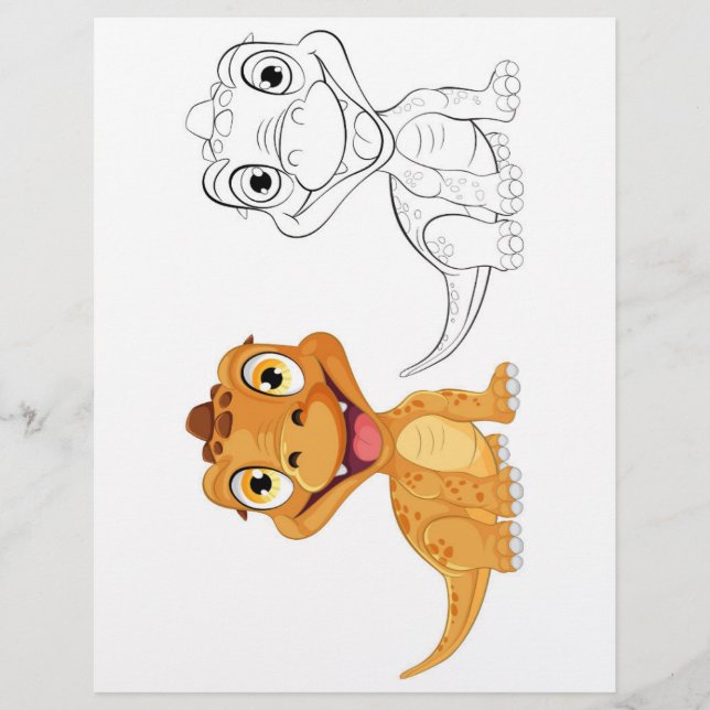 Färgsida för tyst dragning (Framsida)