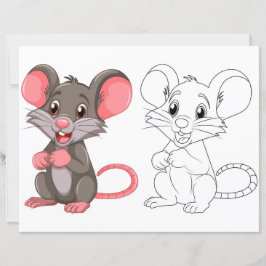 Färgsida för tyst Tecknad