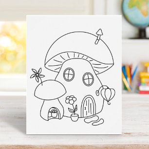 Färgsida för vetemisk pälssvamp poster